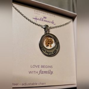Love Begins with Family Necklace
